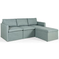 Convertible Sectional Sofa L-Shaped Couch w/Reversible Chaise HW67558