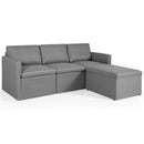 Convertible Sectional Sofa L-Shaped Couch w/Reversible Chaise HW67558