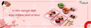 Japanese Style Pink Porcelain Sushi Set with Gift Box