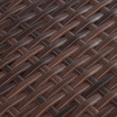 Folding PE Rattan Side Coffee Table Patio Garden Outdoor Furniture Brown NEW Home Furniture HW63889