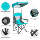 Portable Folding Camping Canopy Chair w/ Cup Holder Cooler Outdoor OP70570