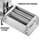 Electric Grain Mill, Stainless Steel 2-Roller Barley Crusher, Homebrews Beer Brewing Grain Crusher