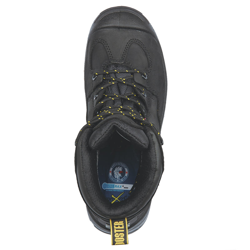 Black Composite Toe Cap Boots Men Construction Security Ankle Work Shoes