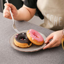 4/8/12-Pieces Natural Porcelain Dessert Plate Vintage Look Ceramic