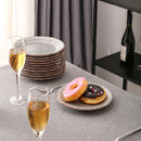 4/8/12-Pieces Natural Porcelain Dessert Plate Vintage Look Ceramic