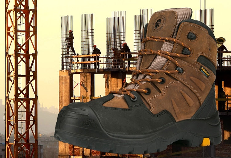 AK669 Safety Work Boots For Men Security Ankle Shoes Composite Toe Cap Boots Man Construction Work Shoes Safty Shoes