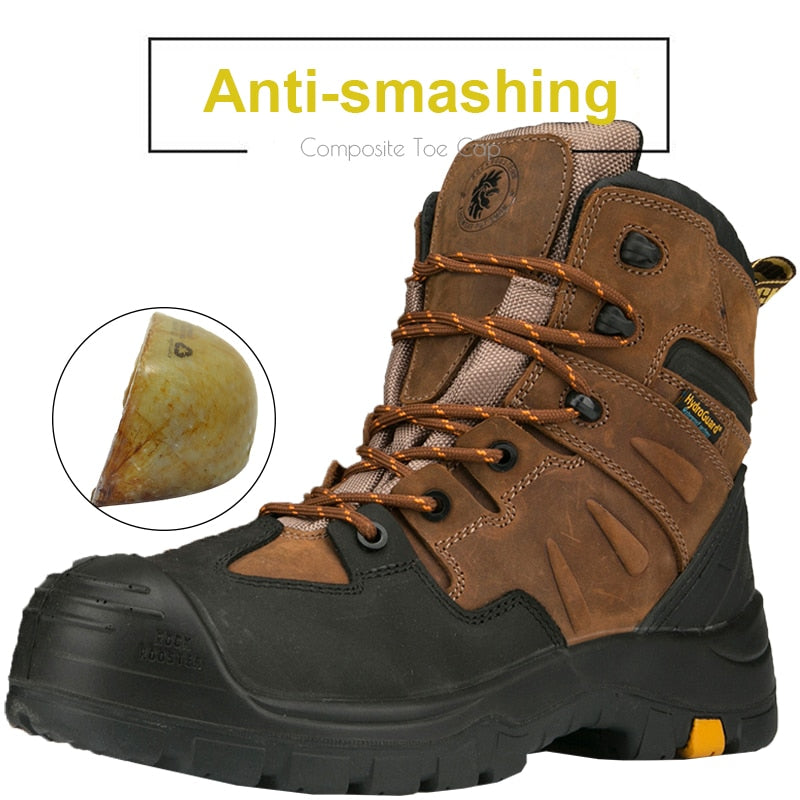 AK669 Safety Work Boots For Men Security Ankle Shoes Composite Toe Cap Boots Man Construction Work Shoes Safty Shoes
