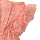 Newborn Baby Girls Lace Ruffled Sleeveless Romper Sweet Cute Cotton Jumpsuit Casual Clothes Summer Clothing