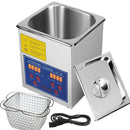 2L Ultrasonic Cleaner with Digital Heater Timer for Dental Sonic Bath Glasses Jewelry
