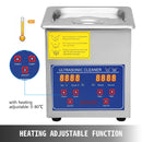 2L Ultrasonic Cleaner with Digital Heater Timer for Dental Sonic Bath Glasses Jewelry