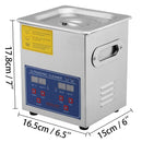 2L Ultrasonic Cleaner with Digital Heater Timer for Dental Sonic Bath Glasses Jewelry
