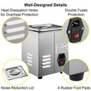 2L Ultrasonic Cleaner with Digital Heater Timer for Dental Sonic Bath Glasses Jewelry
