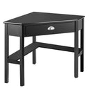 Corner Computer Desk Laptop Writing Table Wood Workstation Home Office Furniture HW53866BK