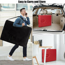 84"L Portable Massage Table Adjustable Facial Spa Bed Tattoo w/ Carry Case Red