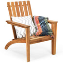 Acacia Wood Adirondack Chair Lounge Armchair Durable Outdoor Garden Yard OP70602