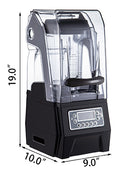 Blender Sound Enclosure 1.5L Capacity Commercial Smoothie Smoothy Blend 1500W Sound Shield