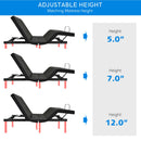 Adjustable Bed Base Electric Bed Frame with Massage Remote Control Queen EP24950US