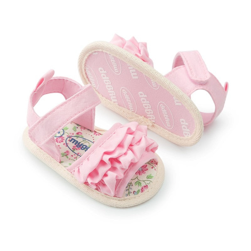 Baby Sandals Summer Kids Girl Soft Sole Shoes Anti-slip Prewalkers Walking Shoes For Girls Children Casual Shoes