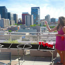 8 Foot Beer Pong Table Portable Party Drinking Game Table Tailgate Table OP70794