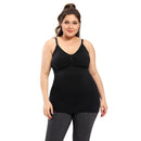 Plus Size  Women's Maternity Tops Nursing Vest Breastfeeding Sleeveless