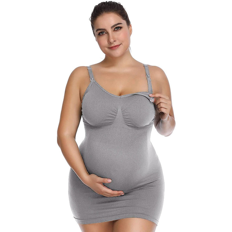 Plus Size  Women's Maternity Tops Nursing Vest Breastfeeding Sleeveless