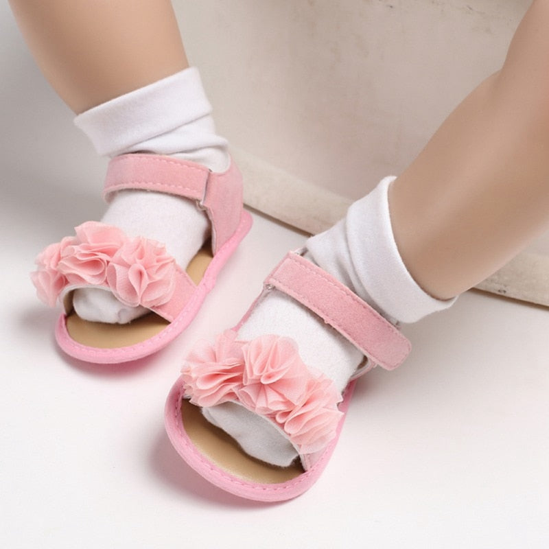 Baby Girl Sandals Toddler Prewalkers Flower Design Walking Shoes Fashion Baby Girl Sandals Cute Baby Shoes Sandals For Girls