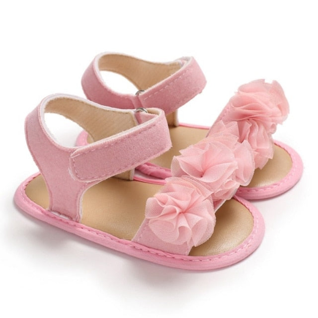 Baby Girl Sandals Toddler Prewalkers Flower Design Walking Shoes Fashion Baby Girl Sandals Cute Baby Shoes Sandals For Girls