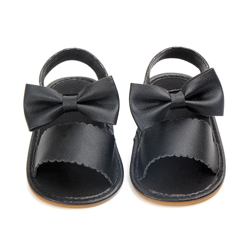 Baby Girls Sandals Newborn Toddler Girl Bow Tie Sandals Summer Baby Shoes