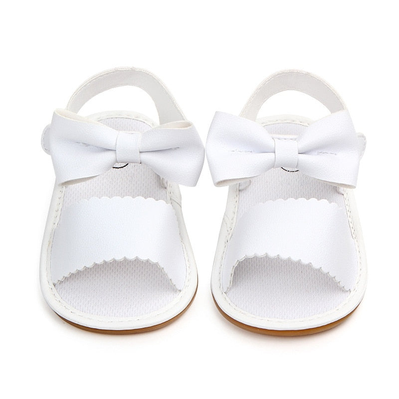 Baby Girls Sandals Newborn Toddler Girl Bow Tie Sandals Summer Baby Shoes