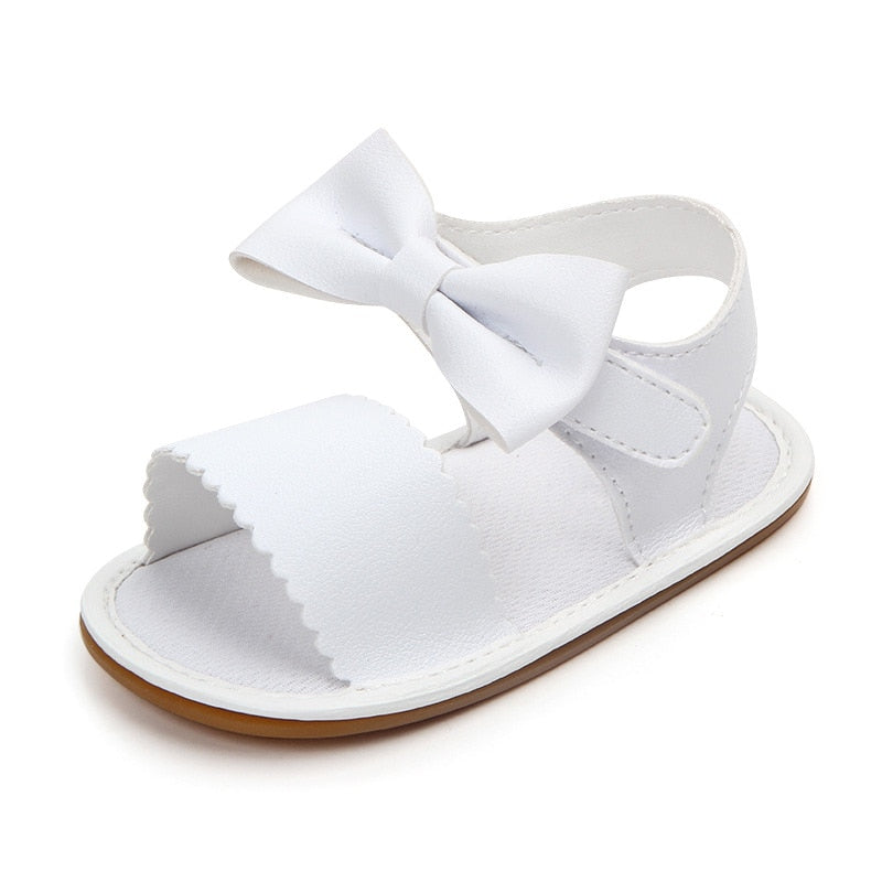 Baby Girls Sandals Newborn Toddler Girl Bow Tie Sandals Summer Baby Shoes