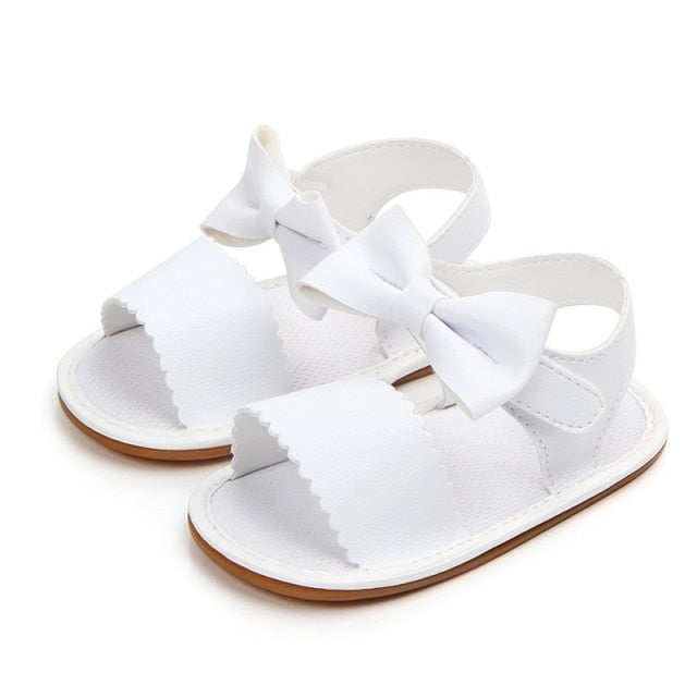 Baby Girls Sandals Newborn Toddler Girl Bow Tie Sandals Summer Baby Shoes