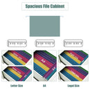 3-Drawer Mobile File Cabinet Steel for Legal/Letter Files w/Lock