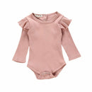 New Autumn Baby Girl Adorable Long Sleeve Romper Tops Stripe Print Trousers Outfits Autumn Clothes