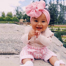 New Autumn Baby Girl Adorable Long Sleeve Romper Tops Stripe Print Trousers Outfits Autumn Clothes