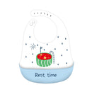 Baby Silicone Bib Baby Meal Waterproof  Meal Pocket Bib Kid Child Saliva Pocket Hot