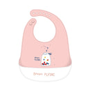 Baby Silicone Bib Baby Meal Waterproof  Meal Pocket Bib Kid Child Saliva Pocket Hot