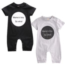 Infant Baby Kids Letter Print Rompers Coverall Newborn Clothes Season