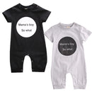 Infant Baby Kids Letter Print Rompers Coverall Newborn Clothes Season