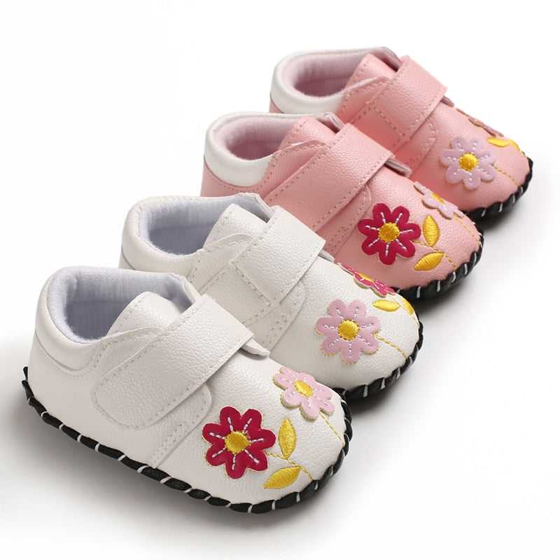 Toddler Infant Kids Baby Girls Cartoon Anti-slip Shoes Soft Sole Squeaky Toddler Sneakers 0-18M Hot