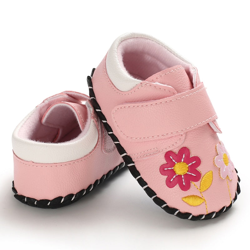 Toddler Infant Kids Baby Girls Cartoon Anti-slip Shoes Soft Sole Squeaky Toddler Sneakers 0-18M Hot