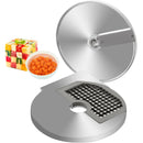 Vegetable Cutter Disc Food Processor Fruit Slicer Dicer Chopper Accessories Grid Stainless Steel