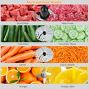 6 Cup Food Processor 500W Variable Speed Blender Chopper w/ 3 Blades EP24927US