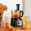 6 Cup Food Processor 500W Variable Speed Blender Chopper w/ 3 Blades EP24927US