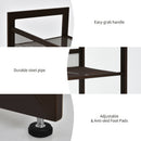 4-Tier Shoe Rack Adjustable to Flat or Slant Shoe Organizer Holder Stand HW66359