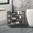 3-Tier Shoe Rack Adjustable to Flat or Slant Shoe Organizer Holder Stand HW66605