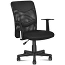 Modern Mesh Mid-Back Executive Computer Desk Task Office Chair Ergonomic Black HW65720