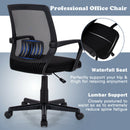 Mid-Back Mesh Chair Height Adjustable Executive Chair w/ Lumbar Support HW66853