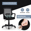 Mid-Back Mesh Chair Height Adjustable Executive Chair w/ Lumbar Support HW66853