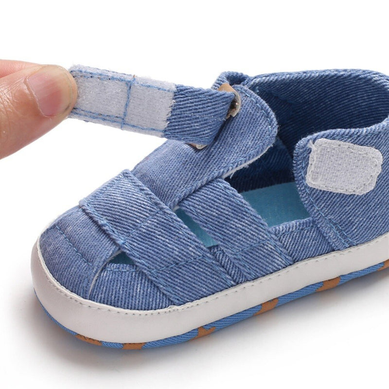 Summer Baby Boy Sandals Toddler Breathable Anti-Slip Hollow Design Shoes Sandal Cotton Infant