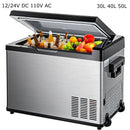 Small Fridge 12/24V DC & 110-240V Mini Portable refrigerator Compressor Car Freezer Cooler